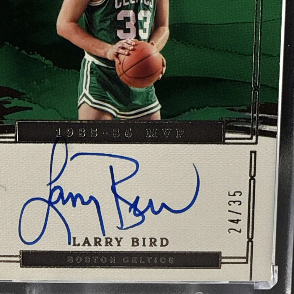 Larry Bird 2024-25 Panini Impeccable Honors Signatures Auto /35 Auto